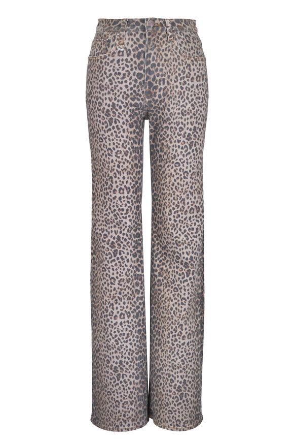 R13 Jane Brown Animal Print Jean - view 1