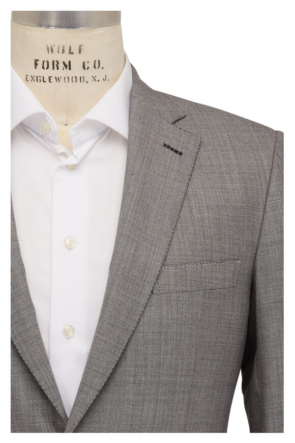 Brioni - Medium Gray Wool Suit