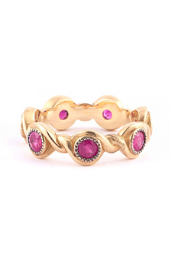 Sylva & Cie Ruby Twist Band - view 1