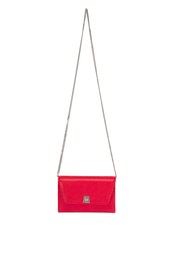 Akris Anouk Tangerine Envelope Shoulder Bag