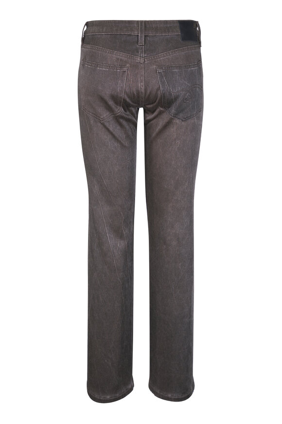 R13 Boy Straight Charcoal & Brown Jean - view 3