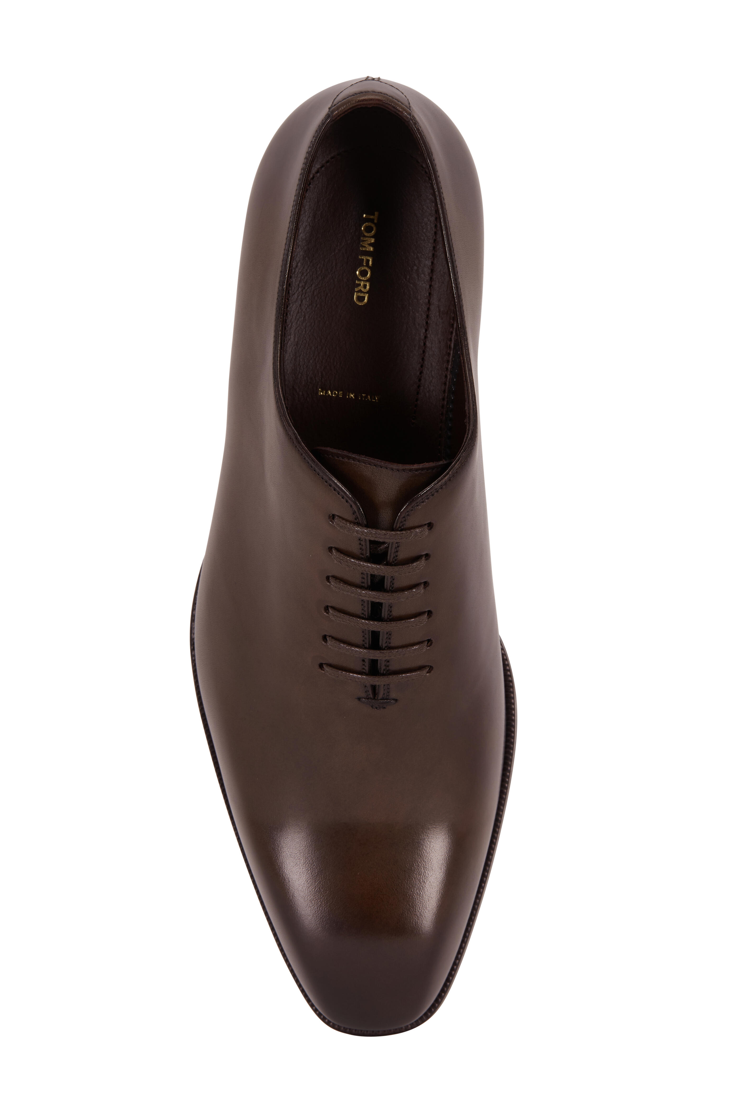 Tom Ford - Military Burnished Leather Oxford
