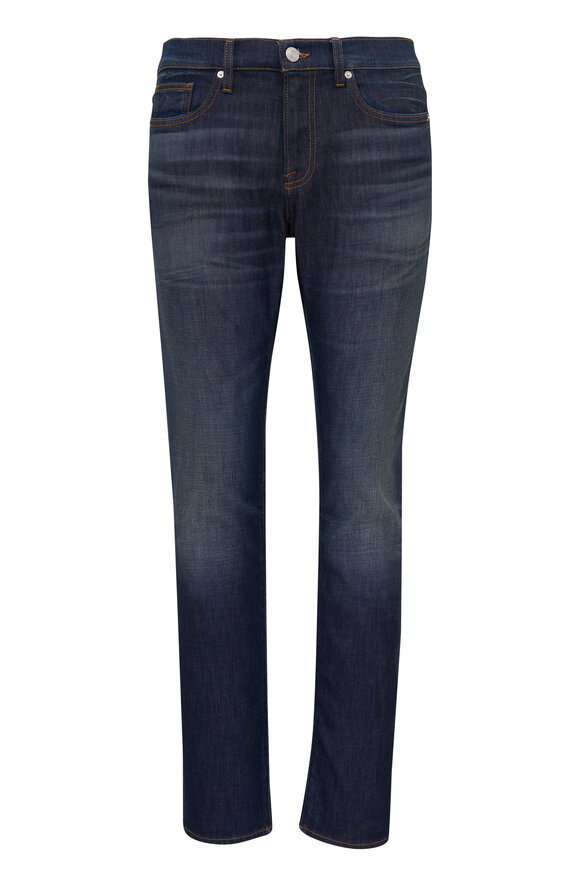 Frame - L'Homme Navy Corduroy Slim Fit Pant