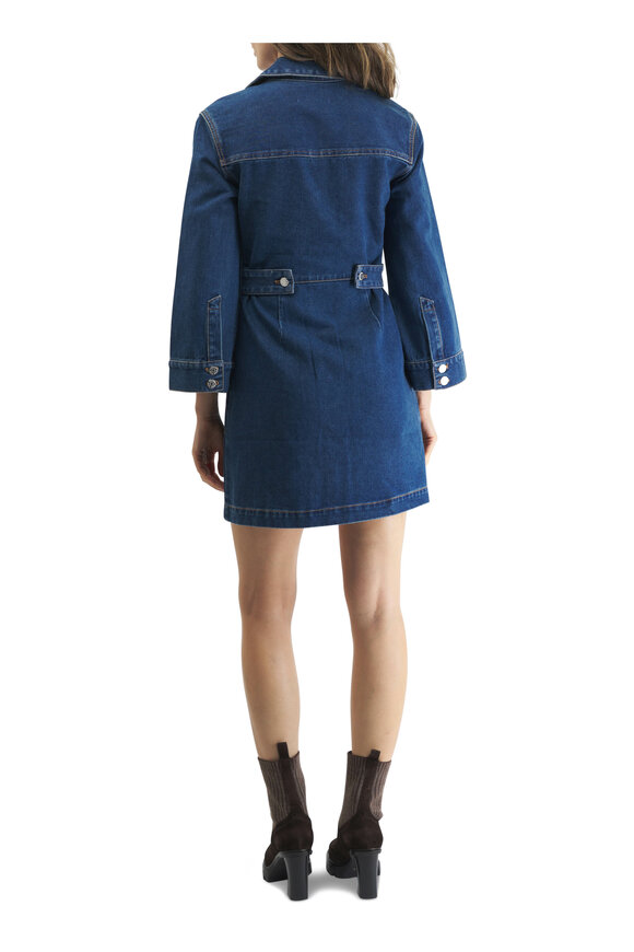 Veronica Beard - McKinely Cornflower Denim Mini Dress 