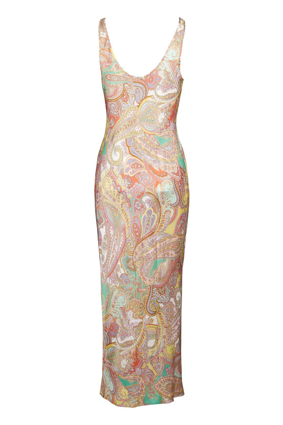 L'Agence Akiya Paisley Maxi Tank Dress - view 2
