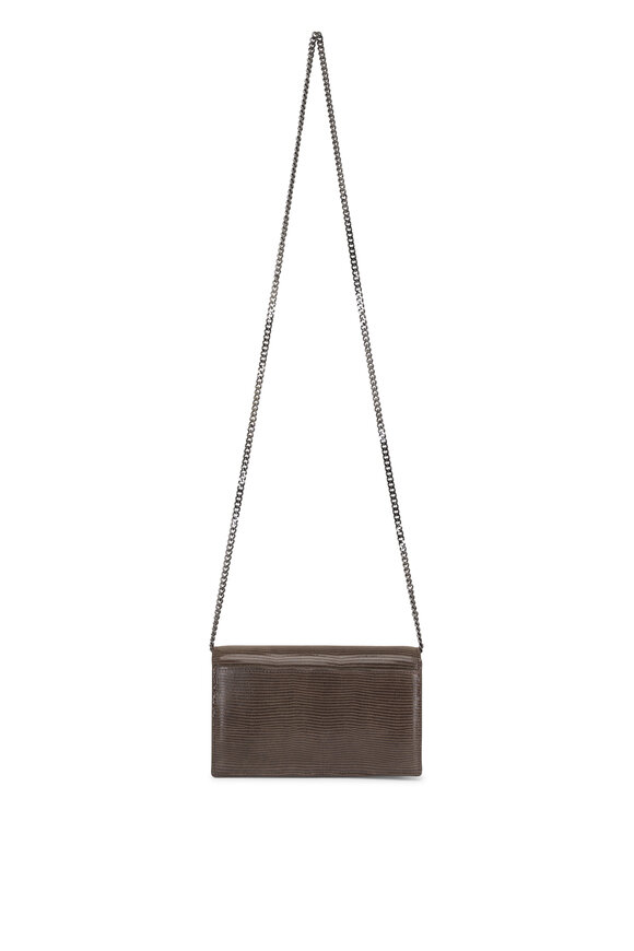 Akris Anouk Taupe Envelope Shoulder Bag - view 3