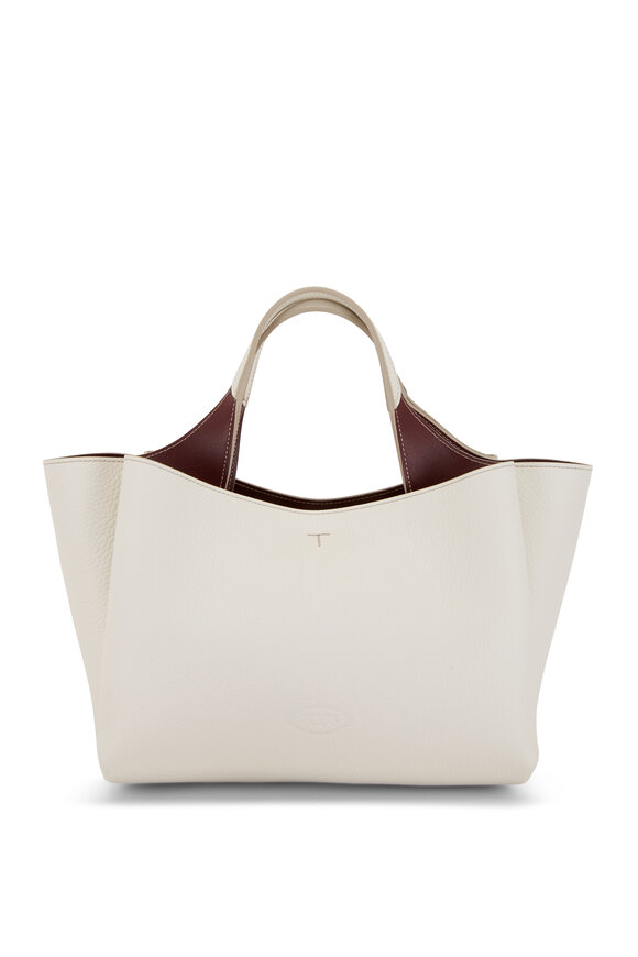 Tod's - APA 100 White Leather Shoulder Bag