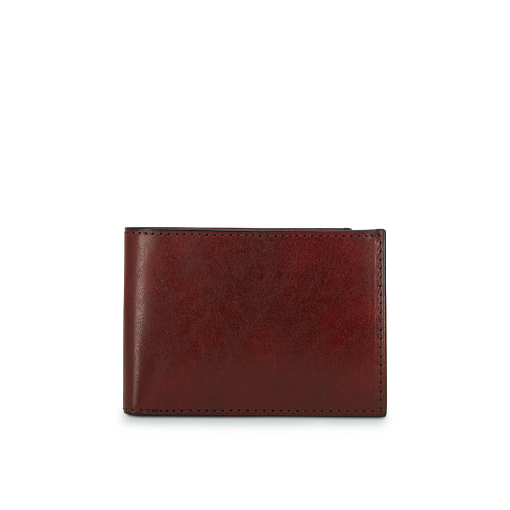 Bosca - Dark Brown Leather Bi-Fold Wallet | Mitchell Stores