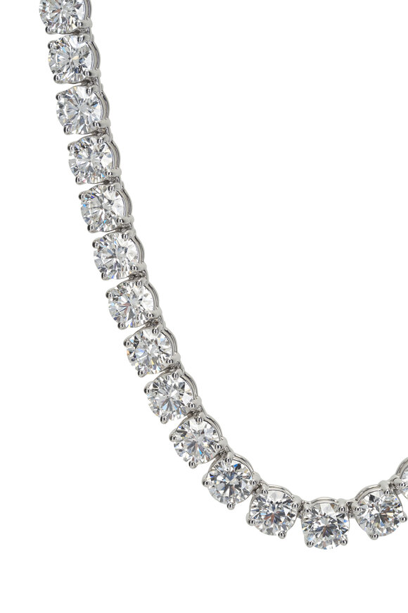 Rahaminov - 37.81CT Diamond Rivière Necklace 