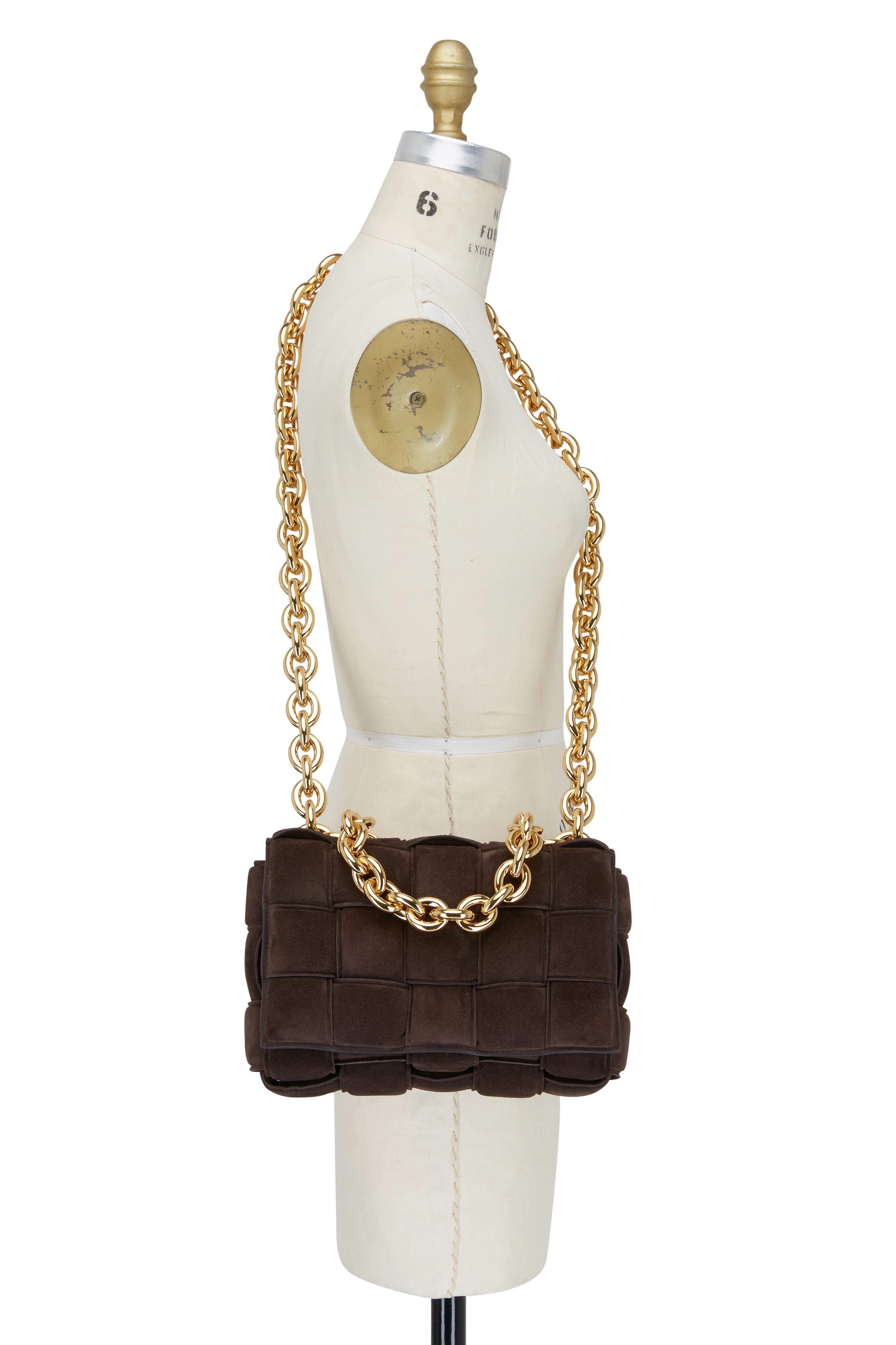 Bottega Veneta Flap Bag Parakeet in Leather with Gold-tone - US