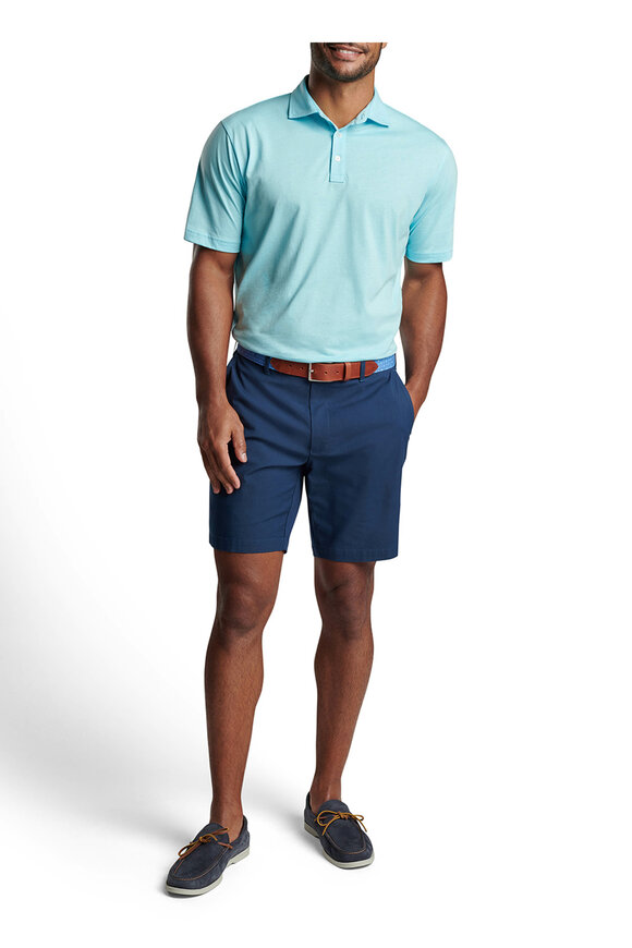 Peter Millar Crown Comfort Washed Navy Shorts - view 2