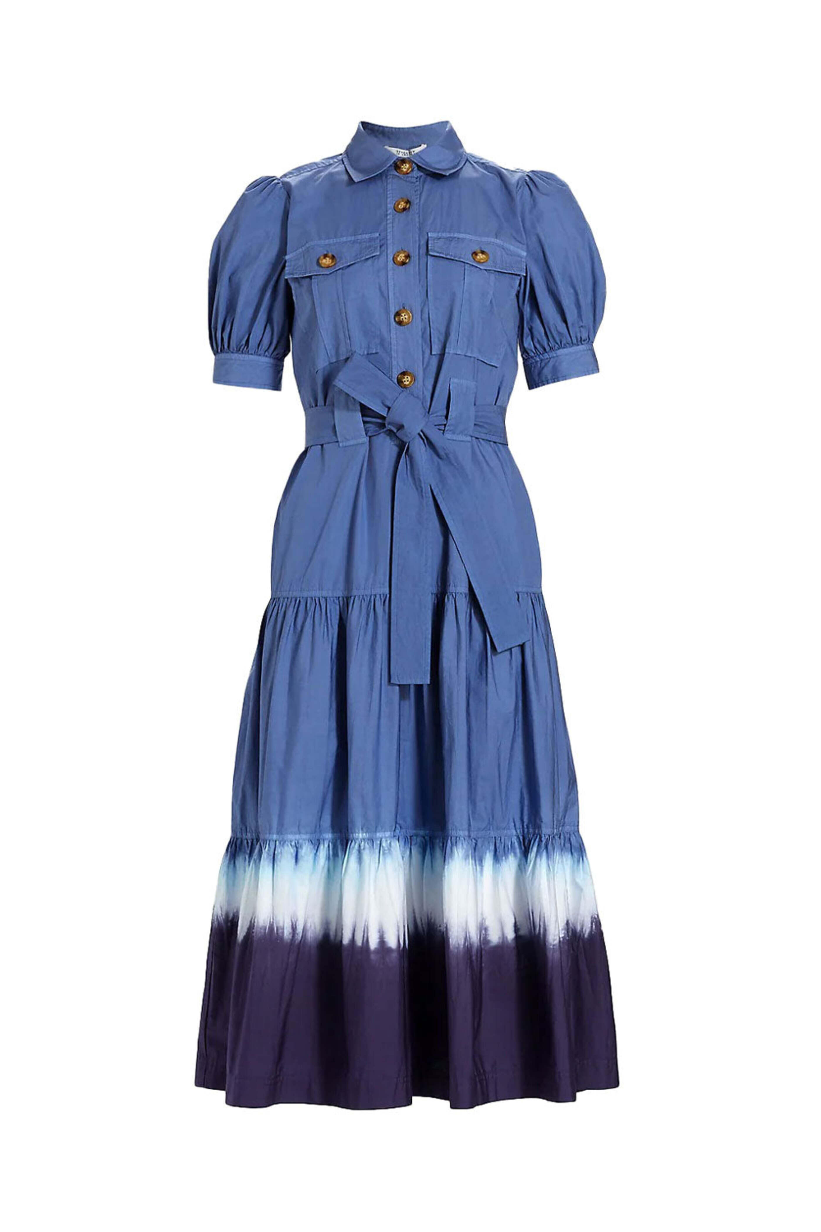 Derek Lam - Blue Navy Buffy Utility Dress