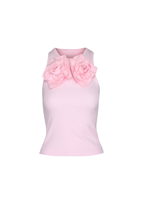 Aknvas Pink Camille Flower Tank