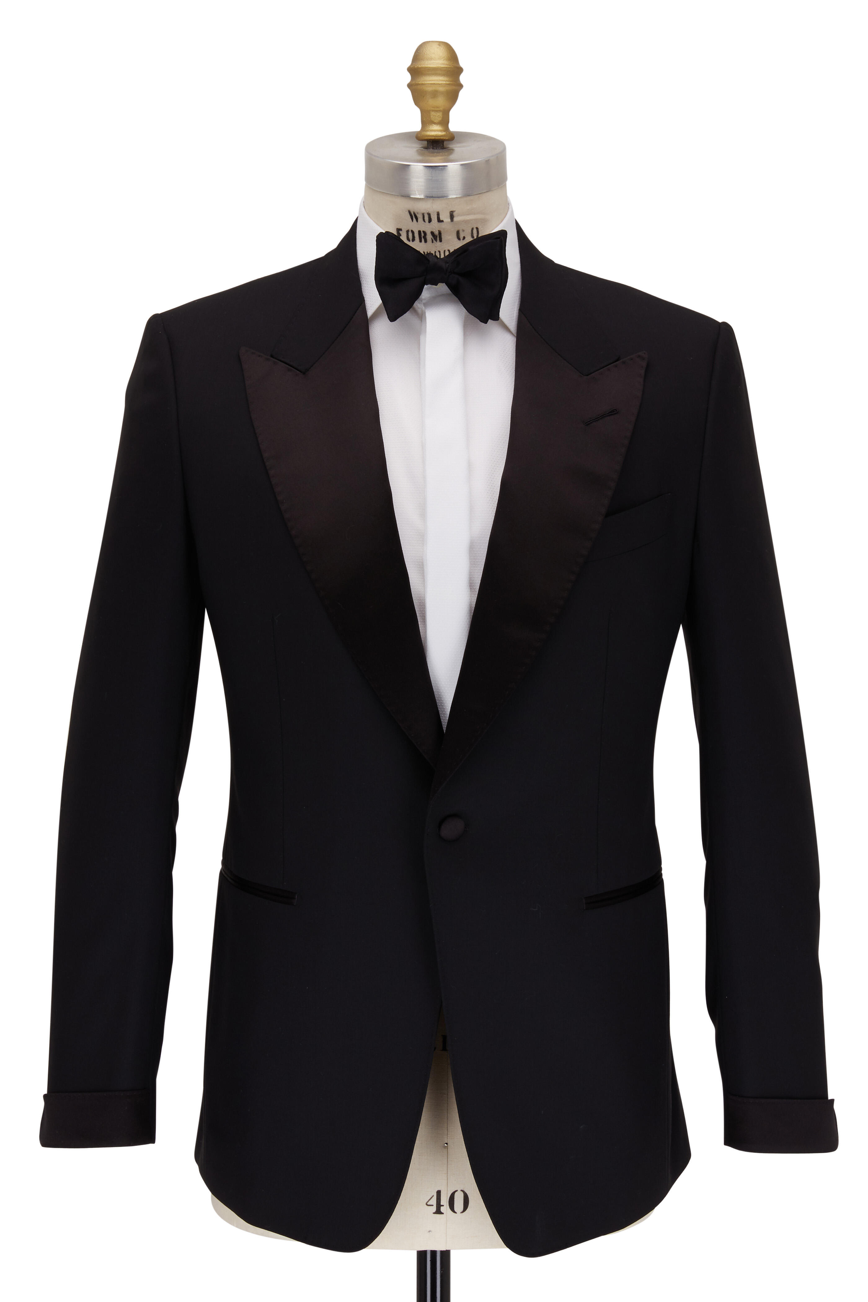 Tom Ford - Shelton Black Wool Tuxedo