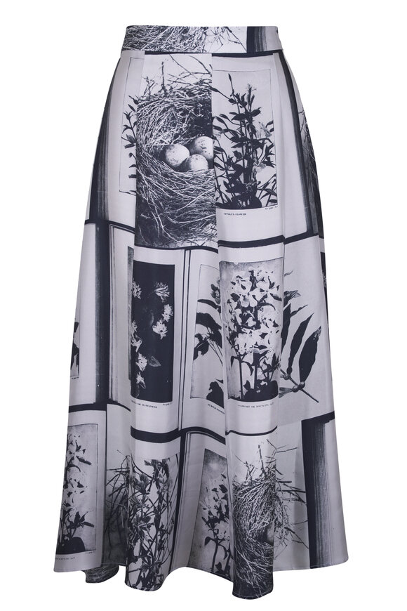 Libertine 'NEST' Black & Gray Multi Tulip Skirt - view 1