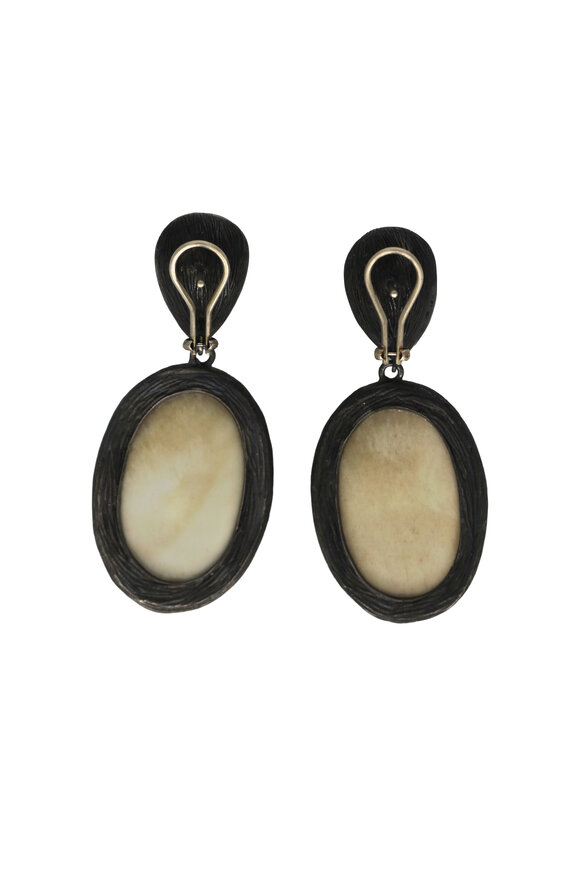 K. Brunini Jewels Sterling Silver Tourmaline Drop Earrings - view 2