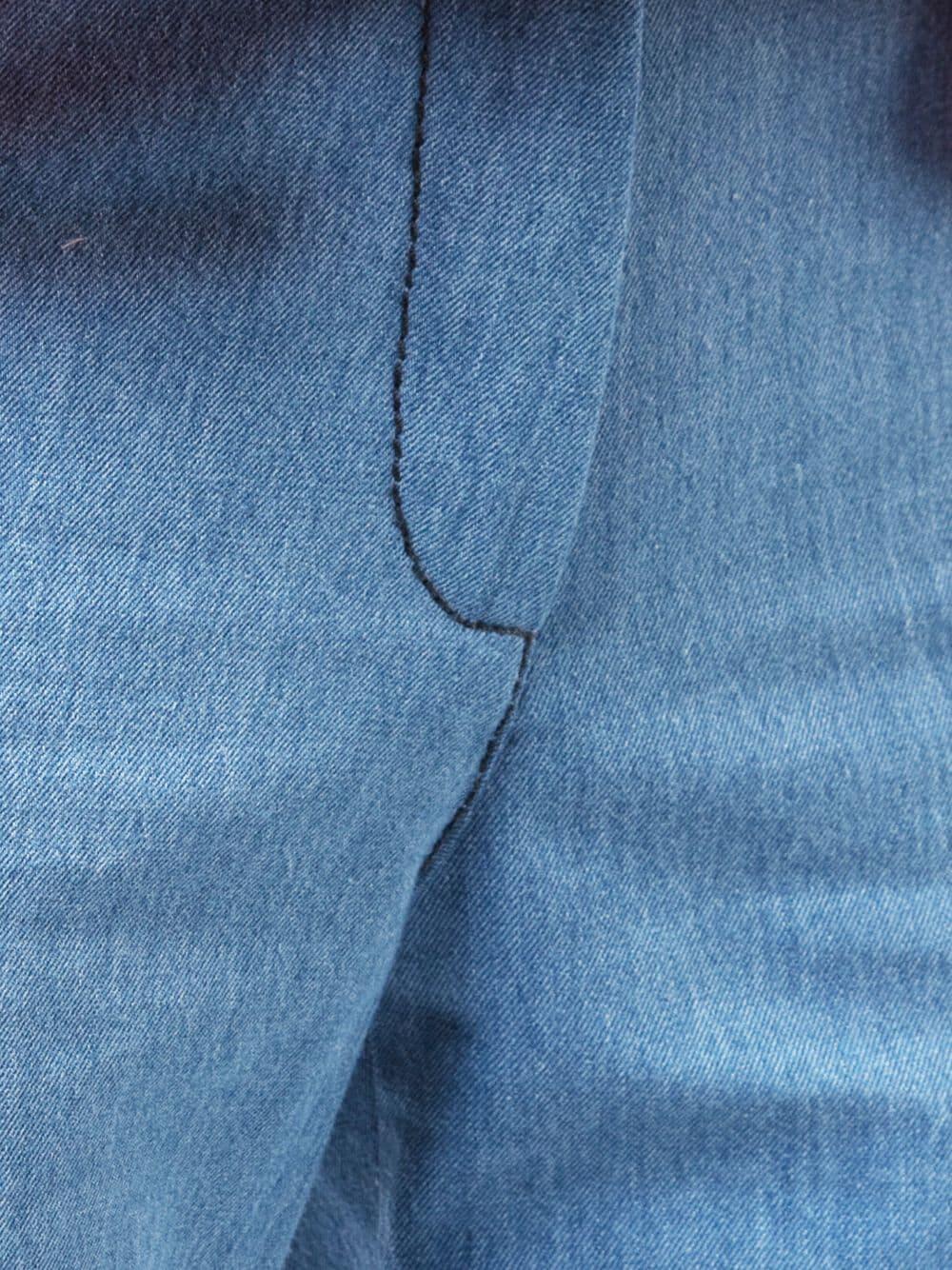 Derek Lam - Light Indigo Cotton Flare Leg Pant