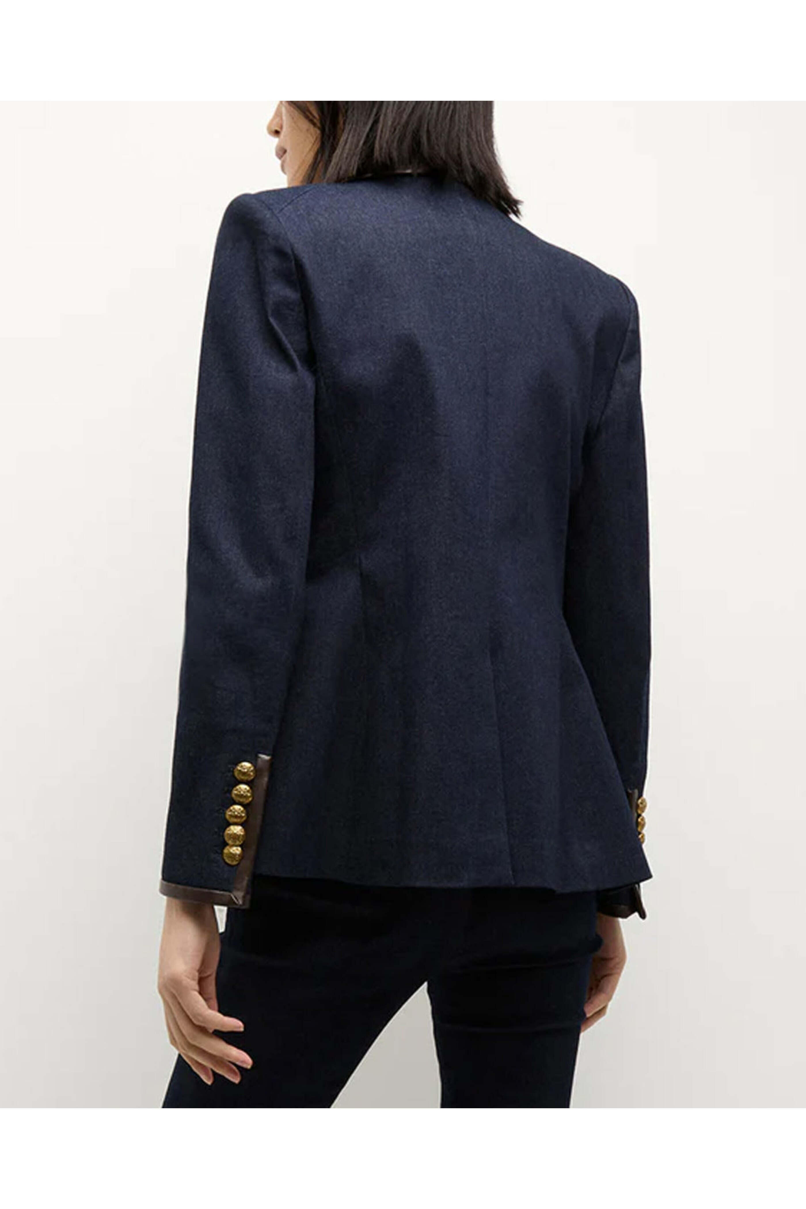 Veronica Beard - Miller Denim Dickey Jacket in Midnight Wash
