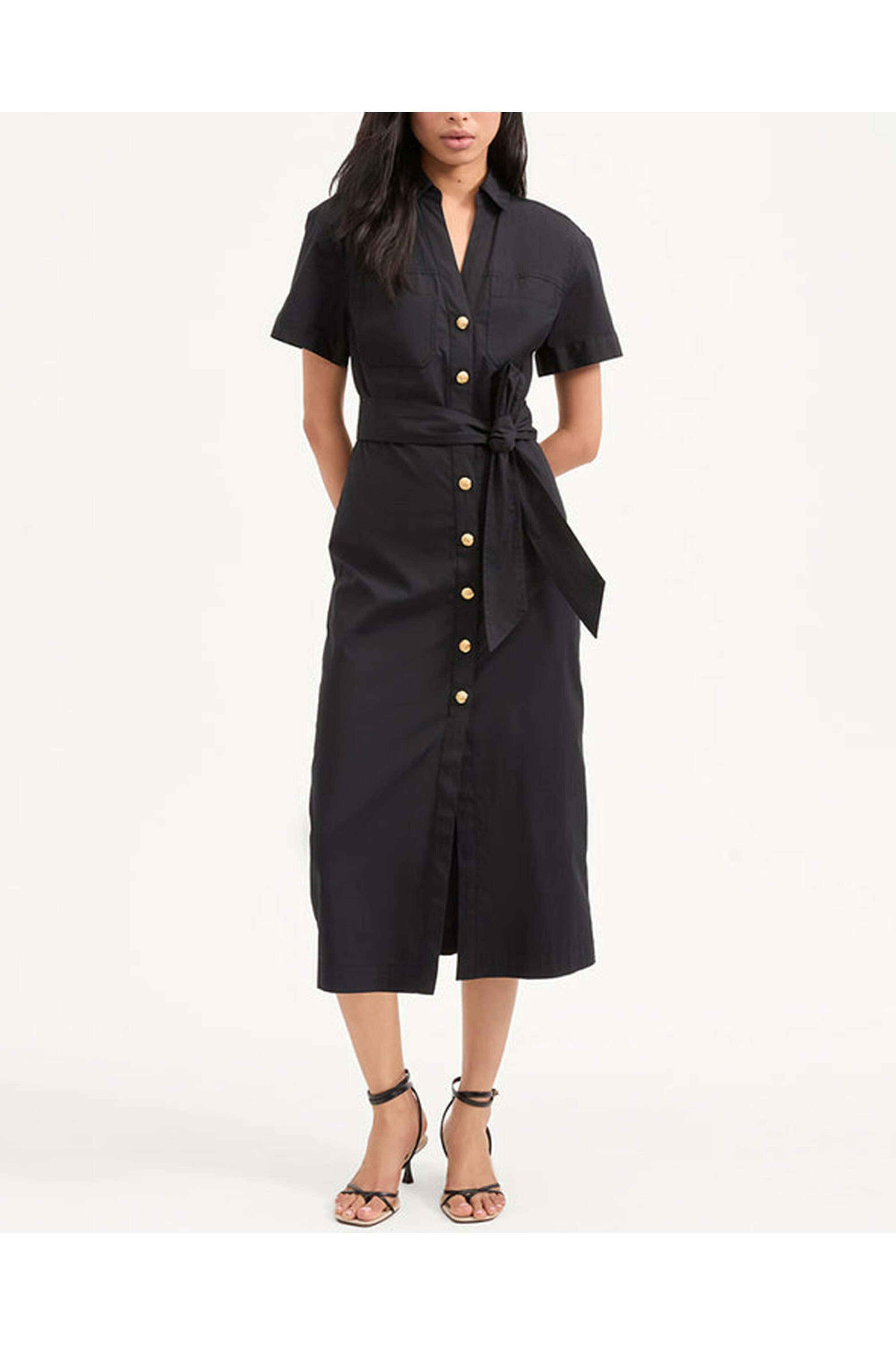 Veronica Beard - Black Tabby Midi Dress