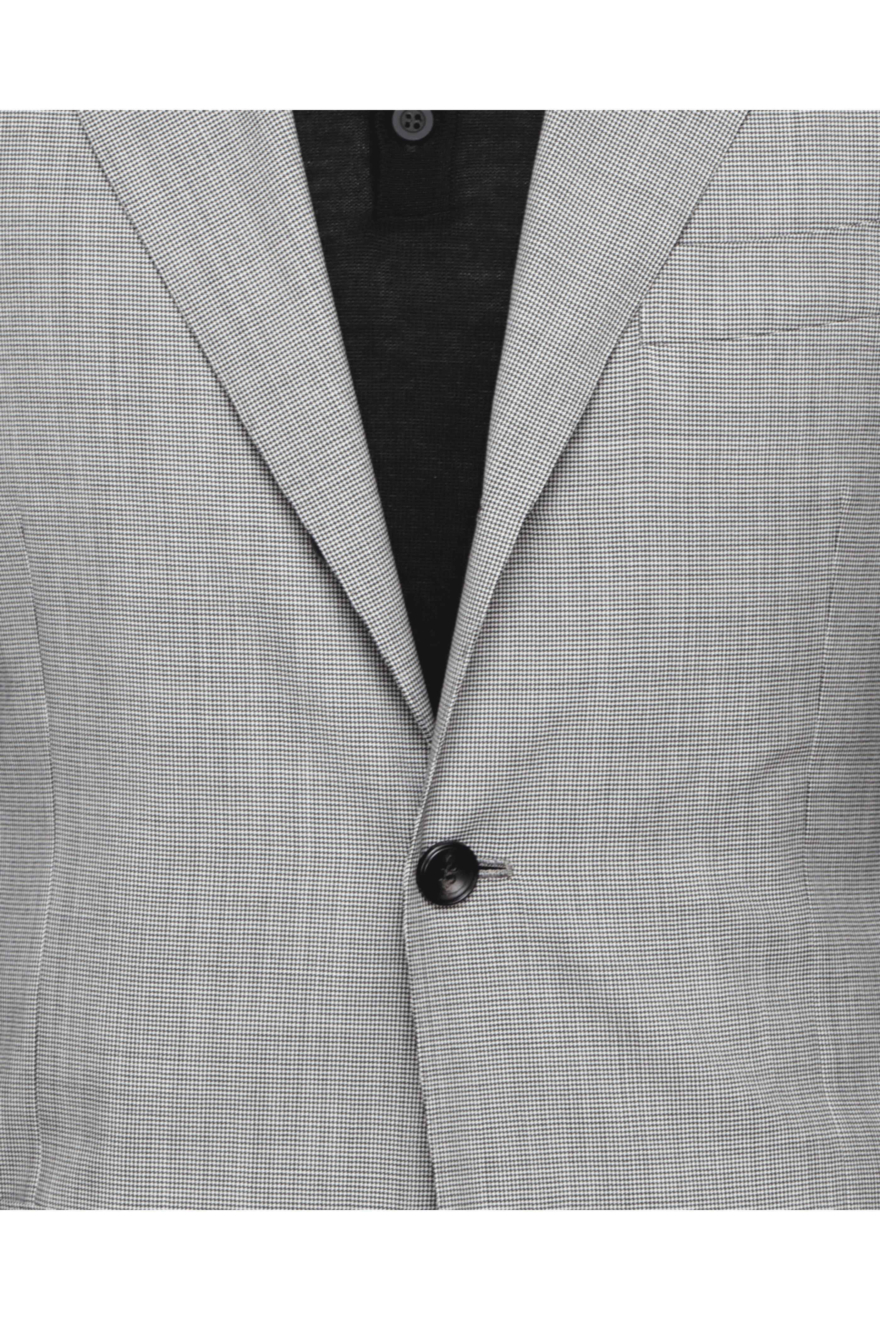 KNT - Black & White Micro Houndstooth Suit