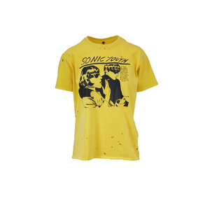 R13 Yellow Sonic Youth Distressed Boy T Shirt Mitchell Stores