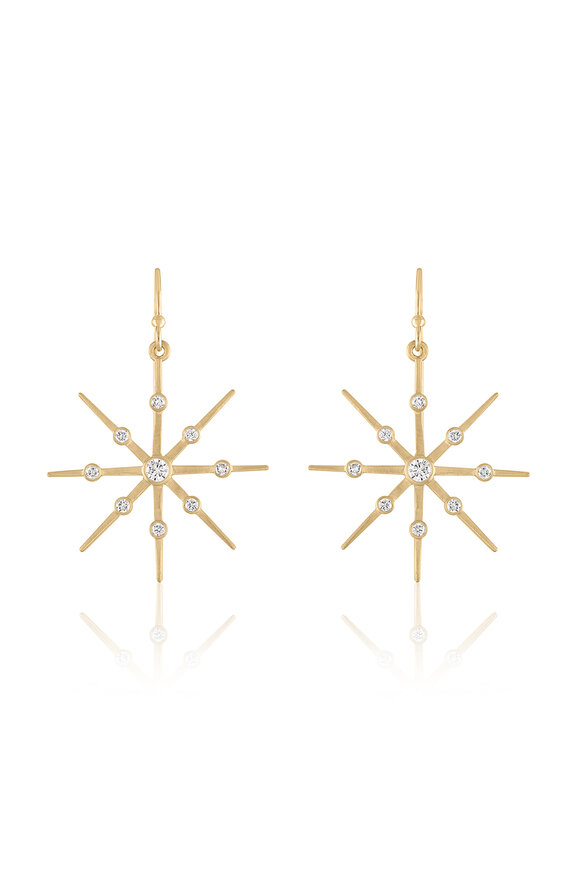 Loriann Diamond Star Earrings