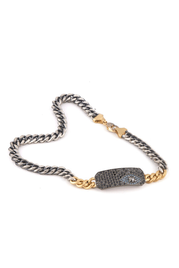 Stephen Webster Men's Sterling Silver Thorn S Link Bracelet