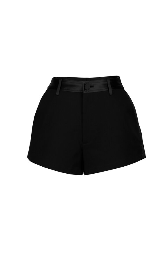 L'Agence Colt Black Tuxedo Short - view 1