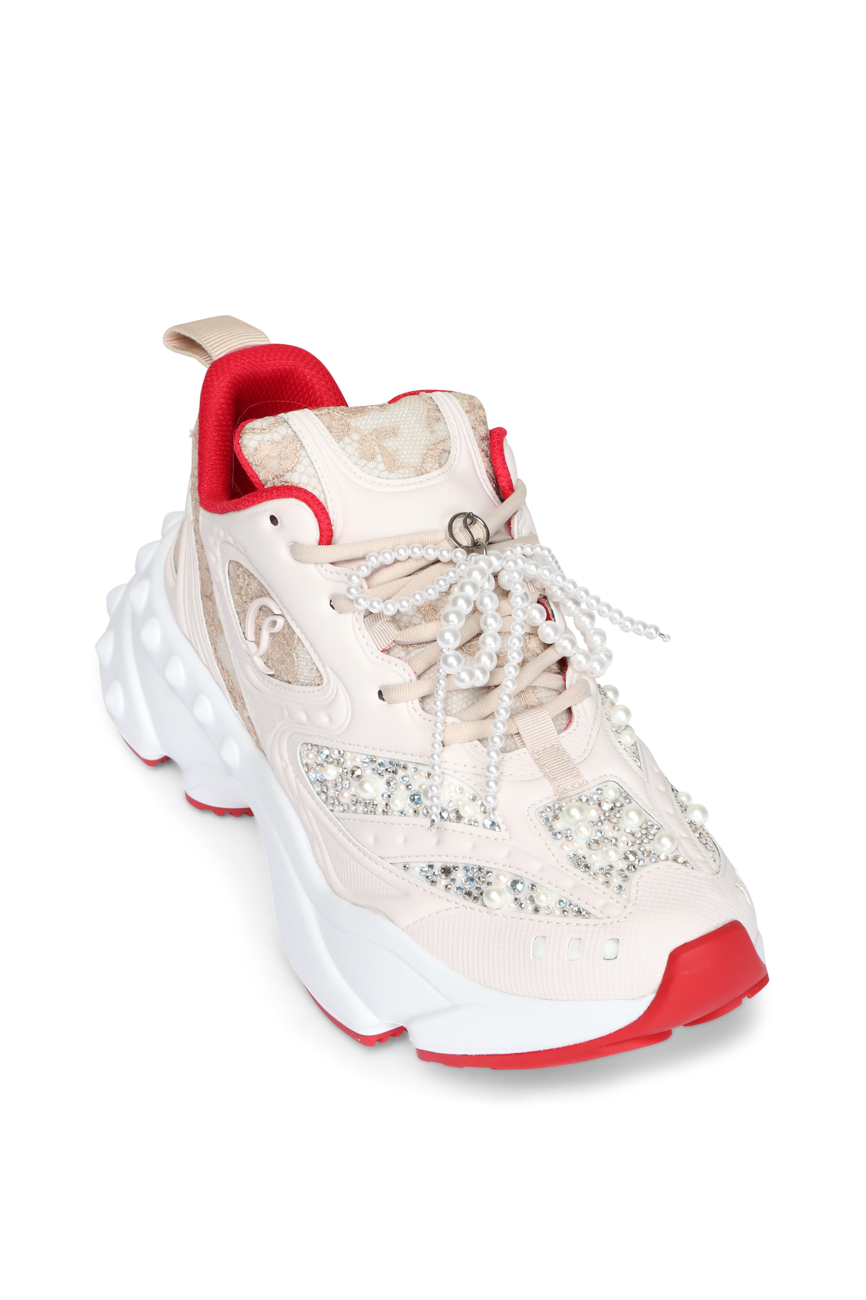Christian Louboutin - So Flo Perla Runner Sneaker - view 1