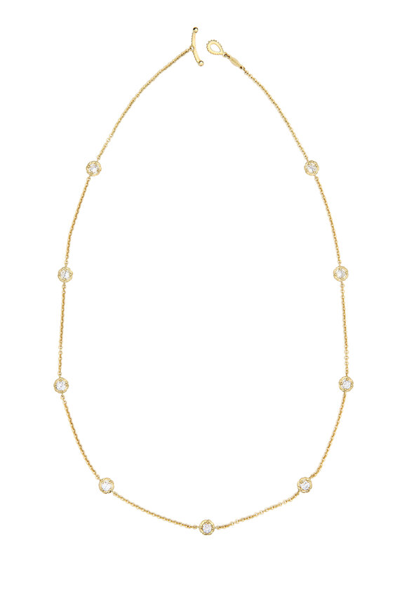 Paul Morelli Yellow Gold White Diamond Necklace - view 1