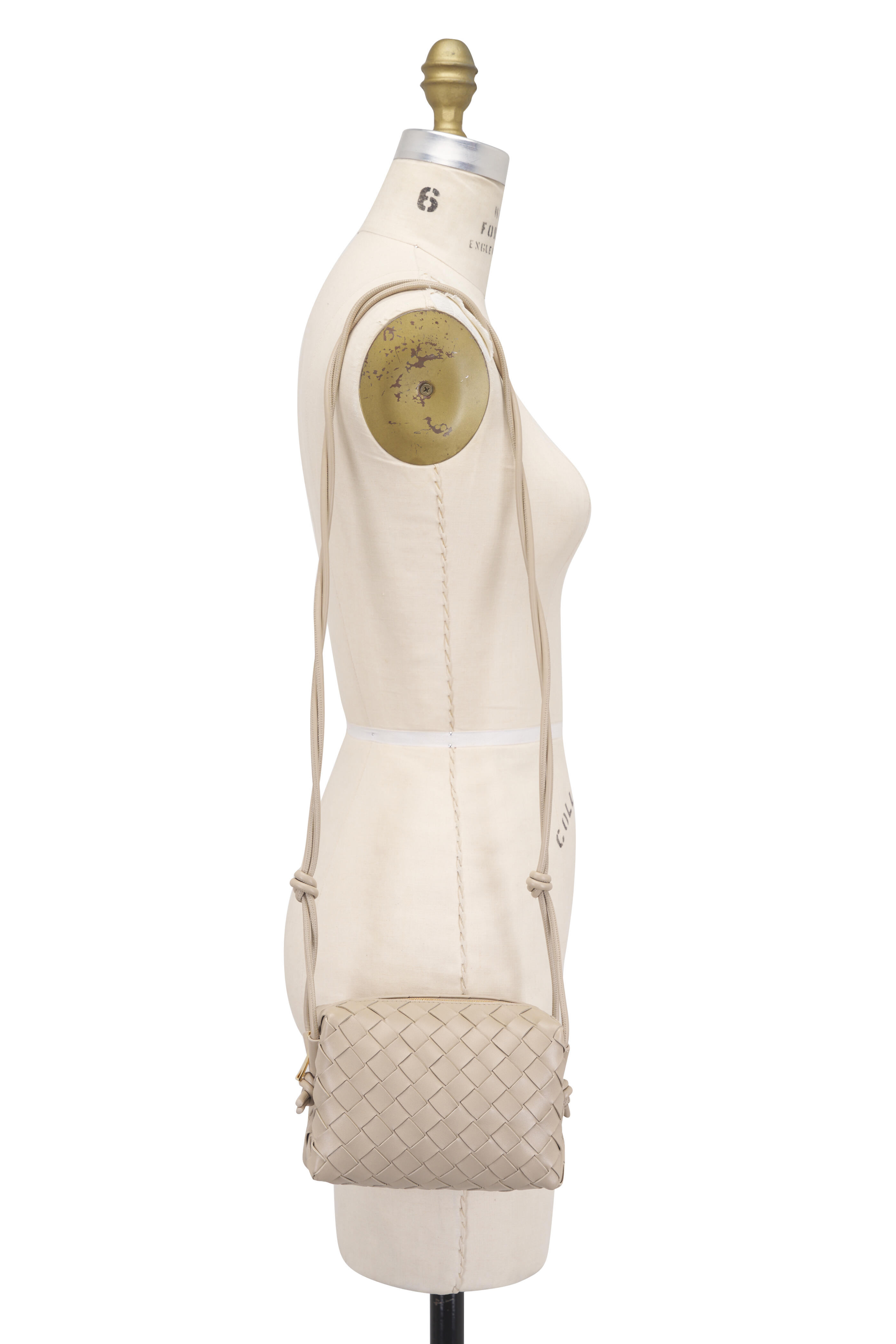 Bottega Veneta - Mini Loop Tan Intrecciato Leather Bag