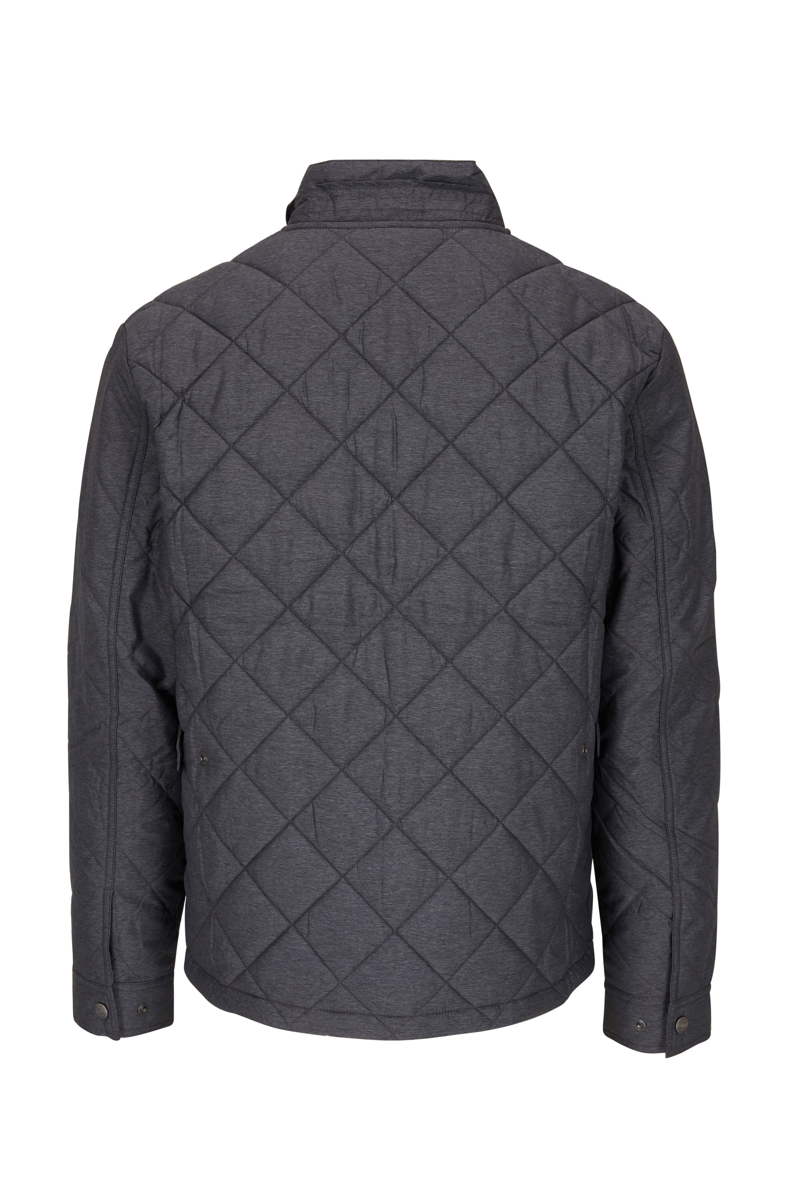 Peter Millar - Norfolk Faded Black Quilted Bomber