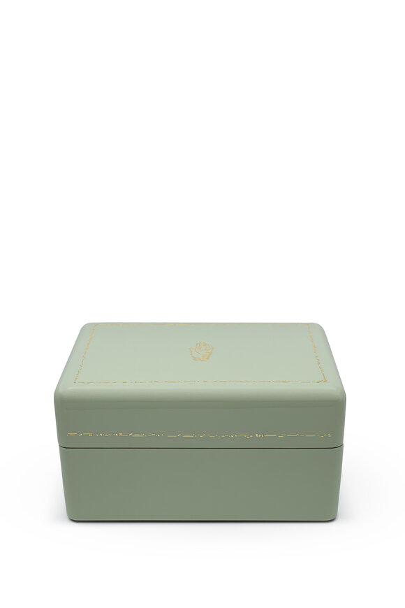 Trove Classic Mint Mini Trunk Jewelry Box