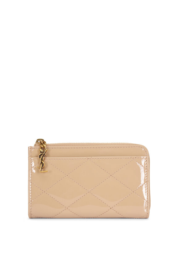Saint Laurent Cassandre Bijou Zip Card Case - view 1