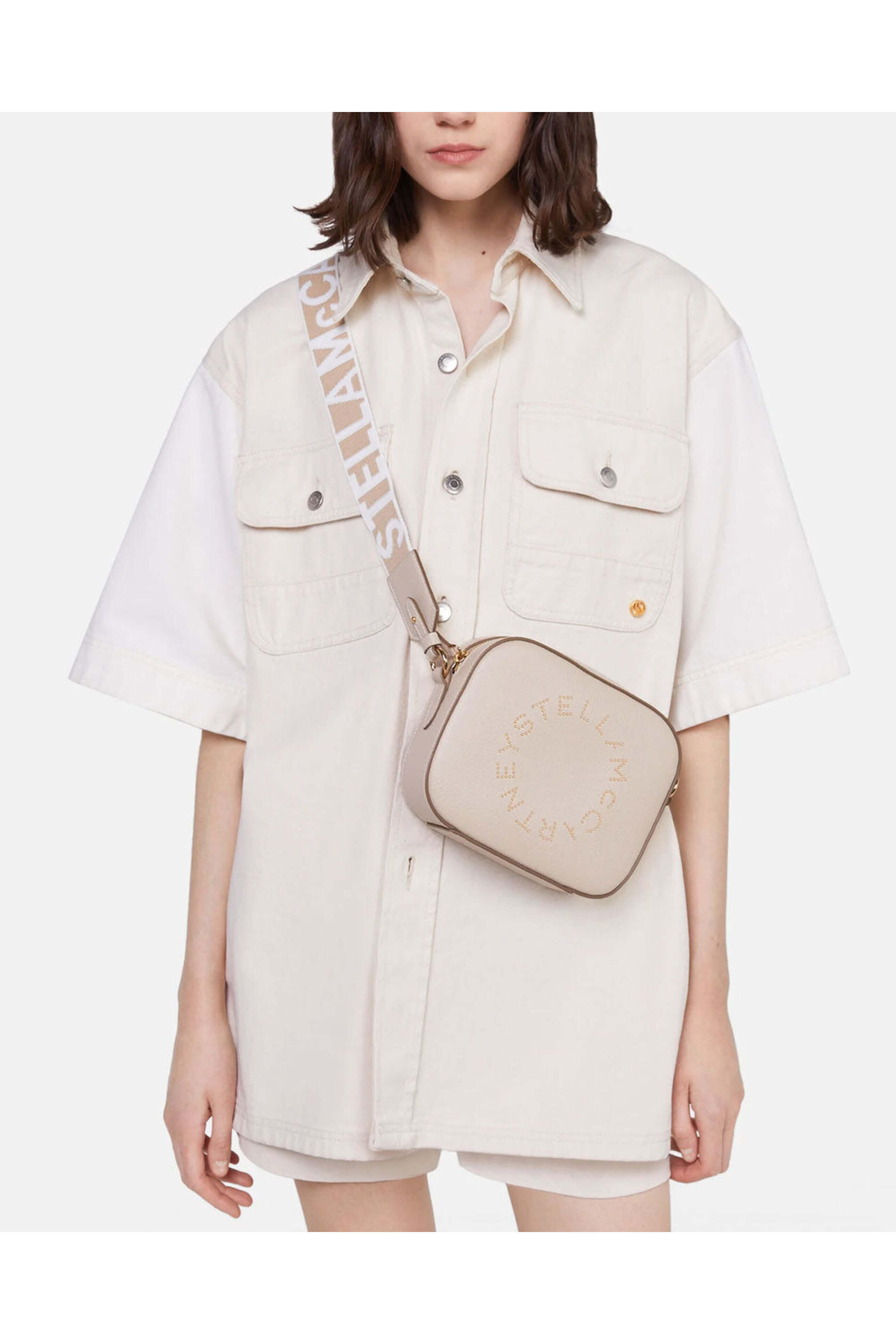 Stella McCartney - Logo Studded Mini Camera Bag