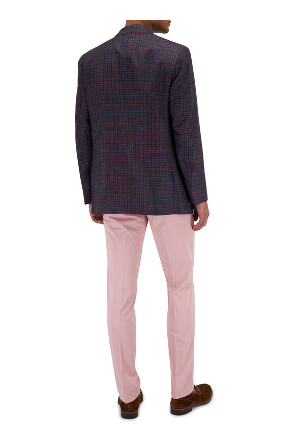 Isaia - Antique Rose Wool, Silk & Cashmere Knit T-Shirt