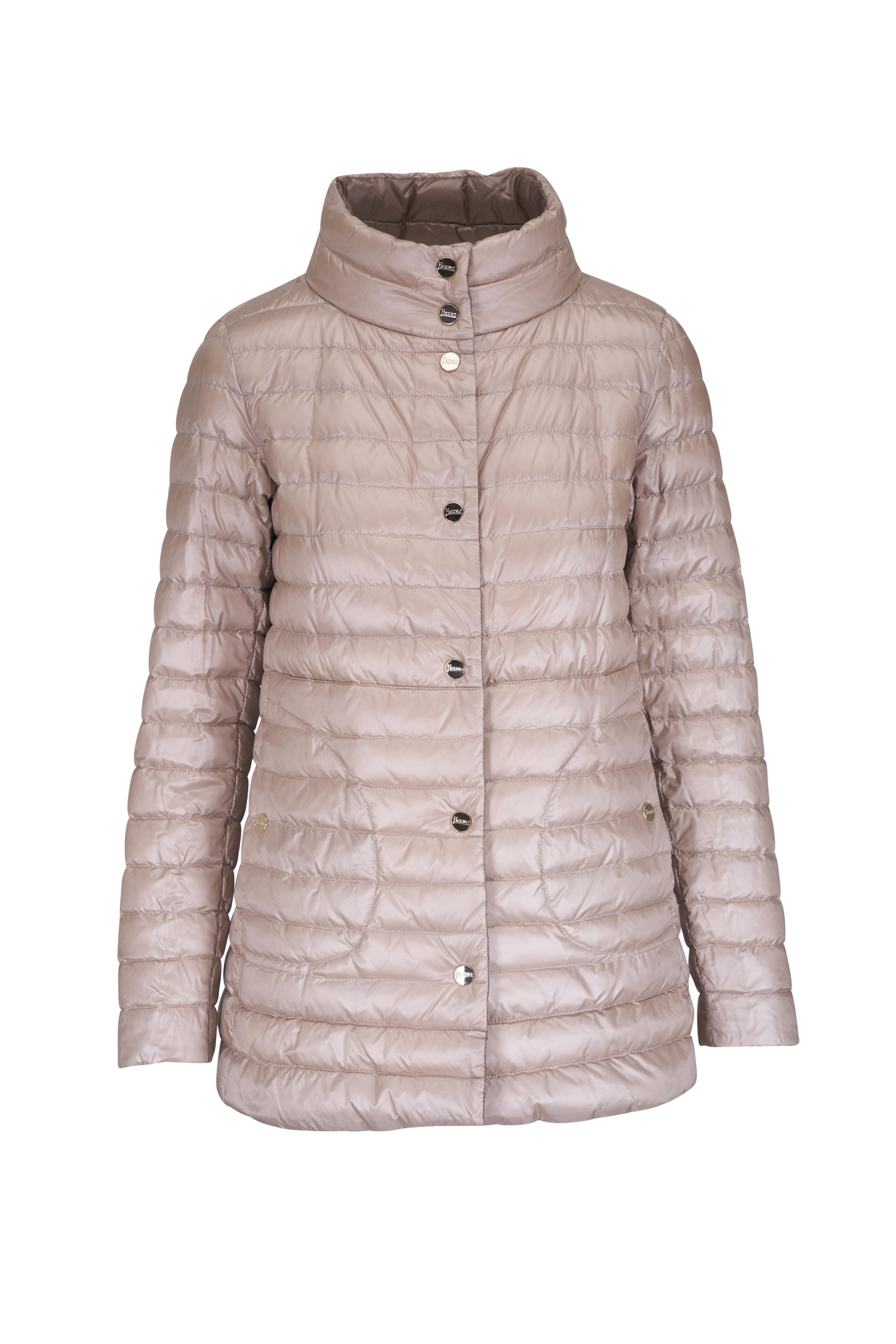 Herno - Taupe Reversible A-Shape Ultralight Jacket