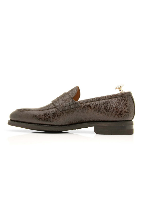 Bontoni Principe Leather Loafer in Dark Brown - view 4