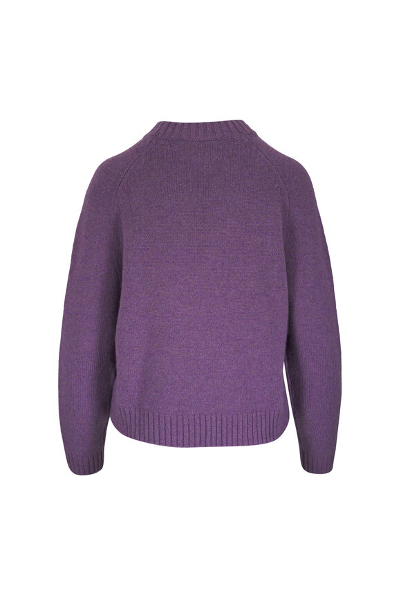 TWP New Jill Purple Cashmere Crewneck Sweater - view 3