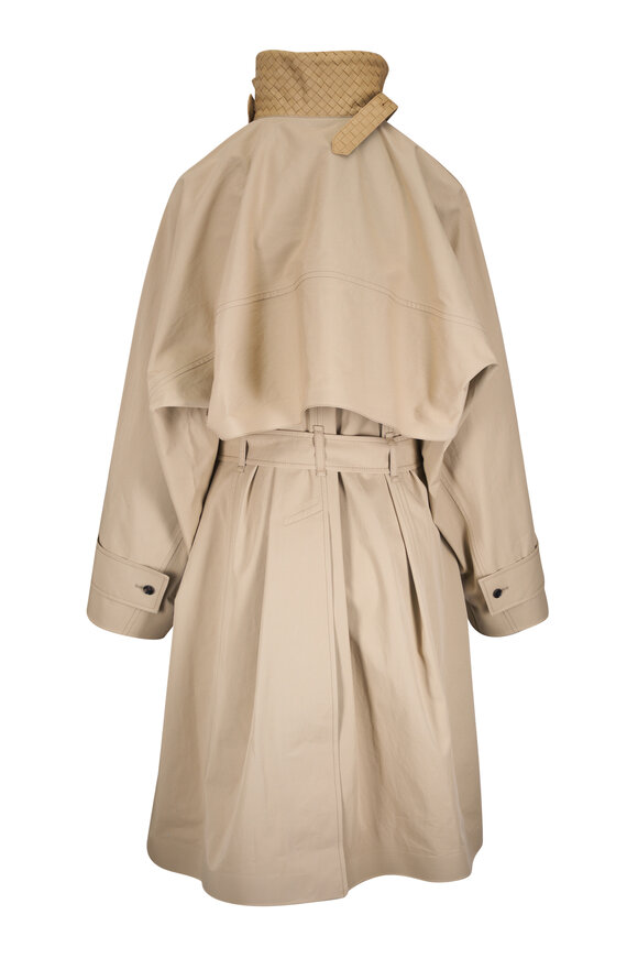 Bottega Veneta Sahara Cotton Trench Coat - view 4