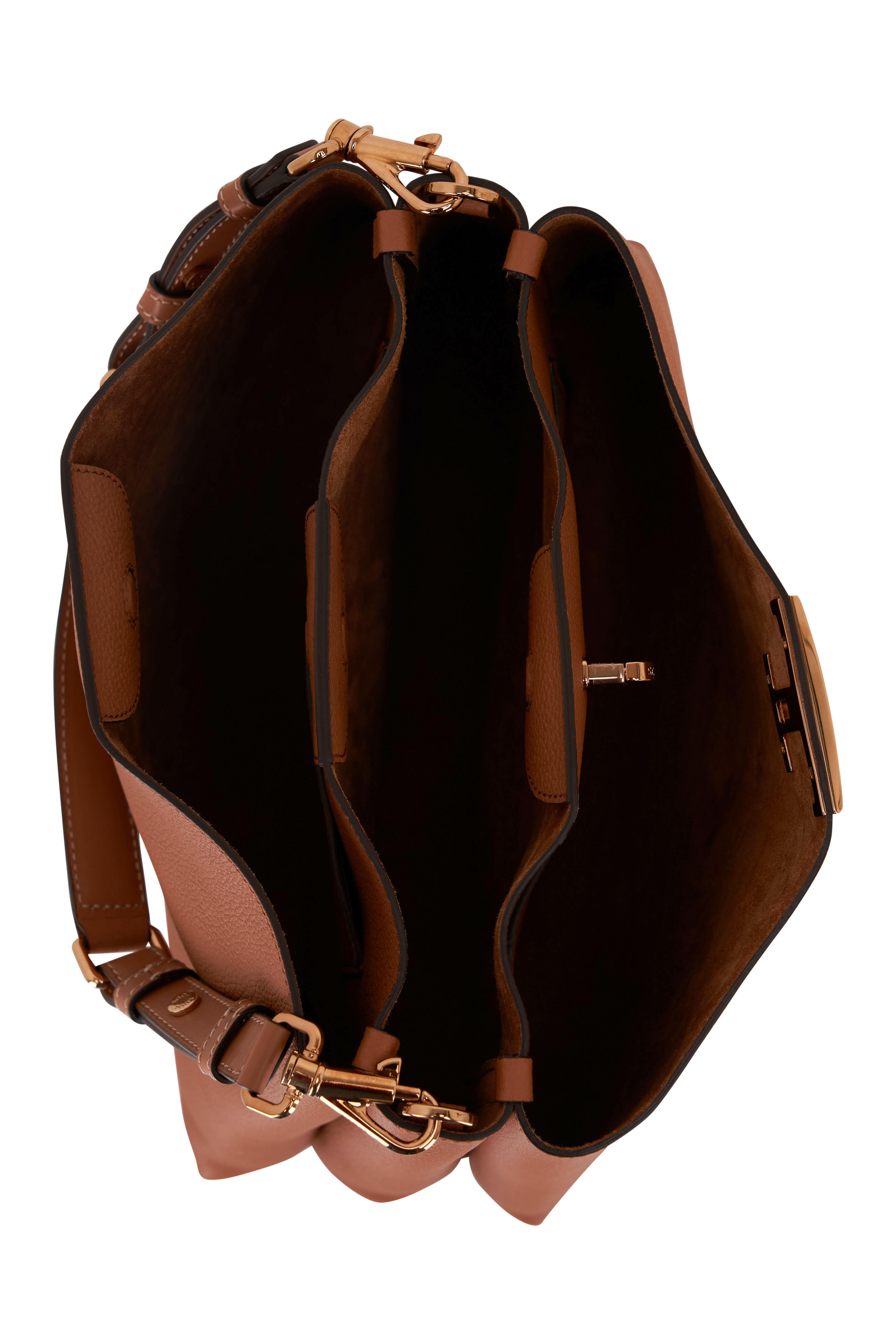 Tod's - Medium T-Timeless Dark Brown Shoulder Bag