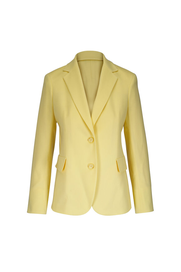 Akris Daigon Sun Yellow Cashmere Jacket