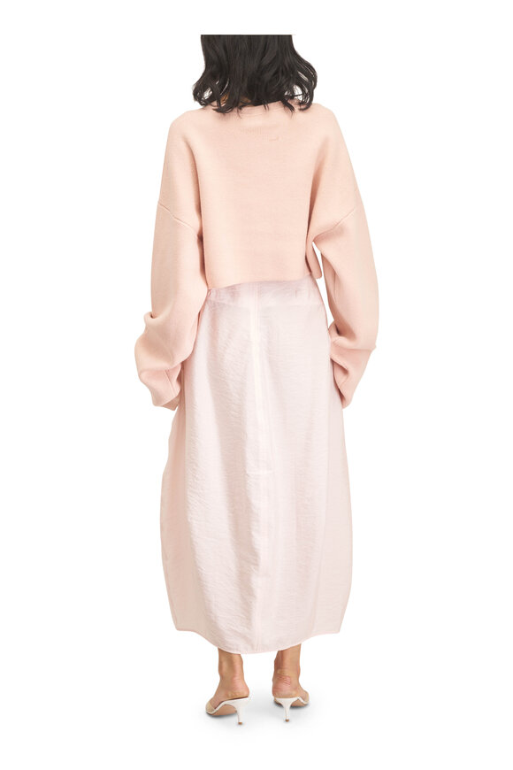 Totême Blush Pink Parachute Skirt - view 4