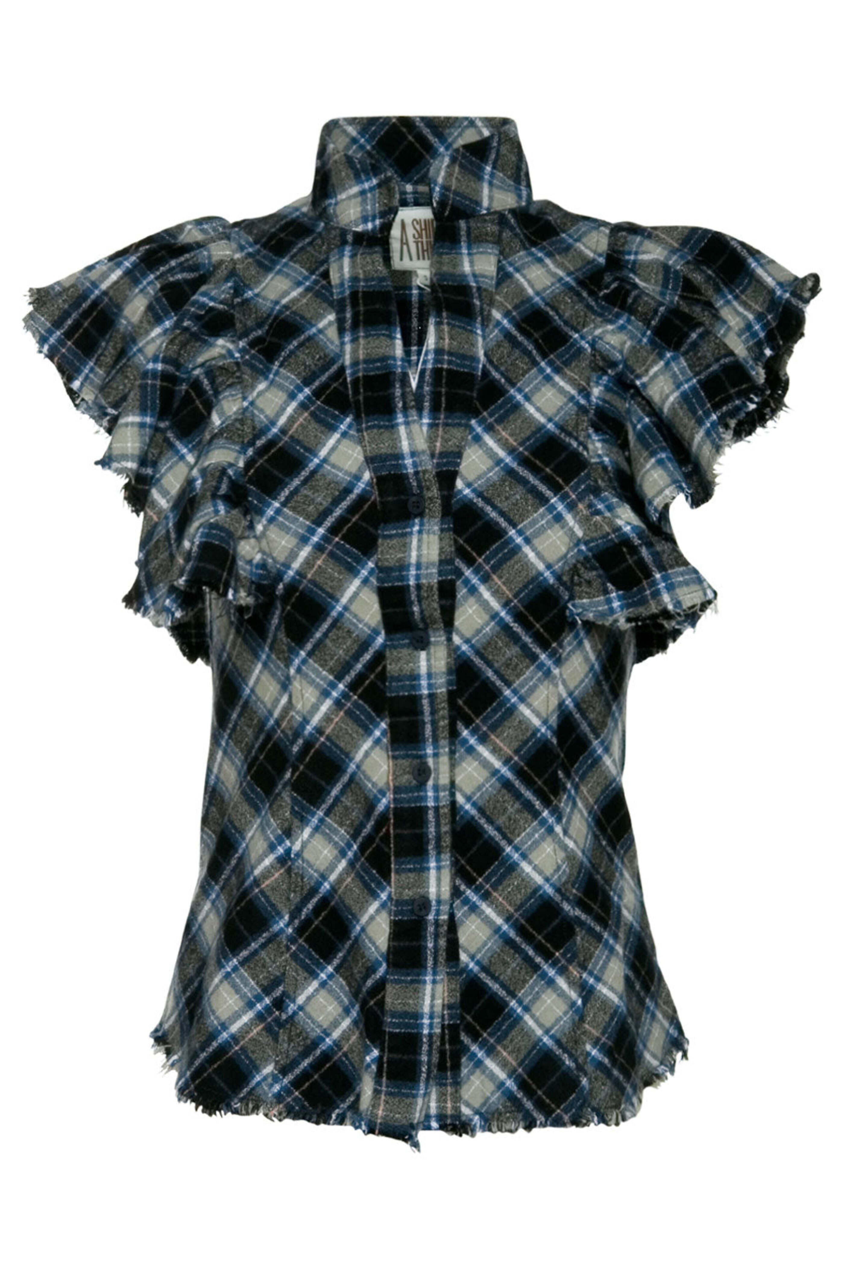 A Shirt Thing - Navy Plaid Charlotte Flannel