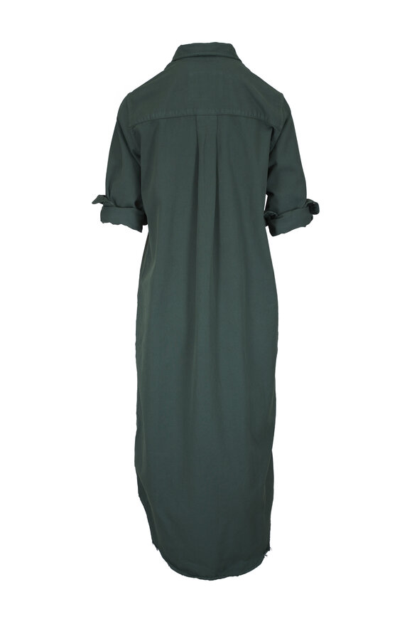 Frank & Eileen - Rory Vintage Green Famous Denim Maxi Shirtdress