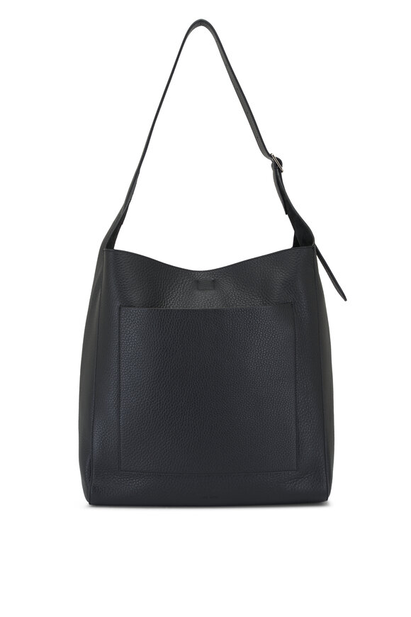 The Row - Blake Black Leather Hobo