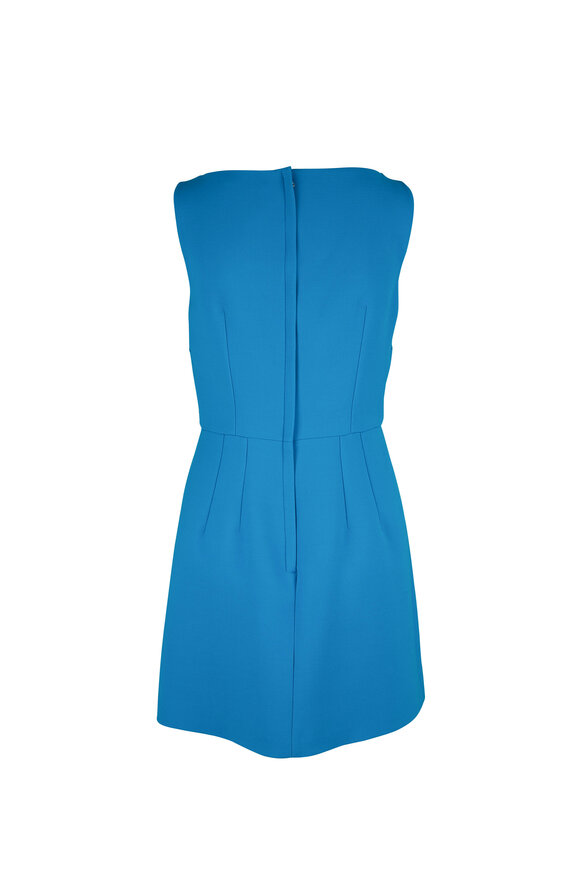 Dolce & Gabbana - Turquoise Wool Sleeveless Dress