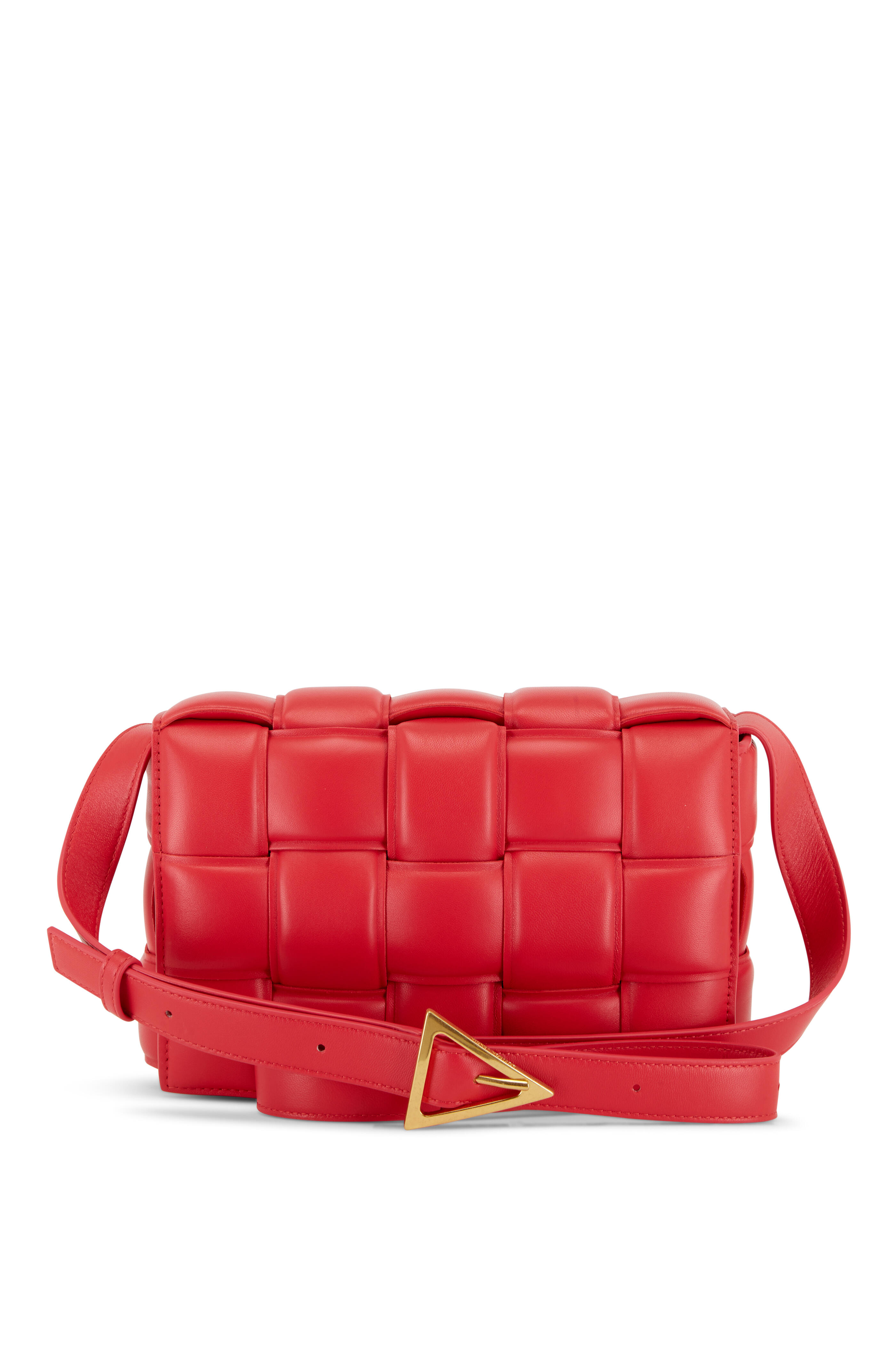 Bottega Veneta Red Padded Cassette Bag