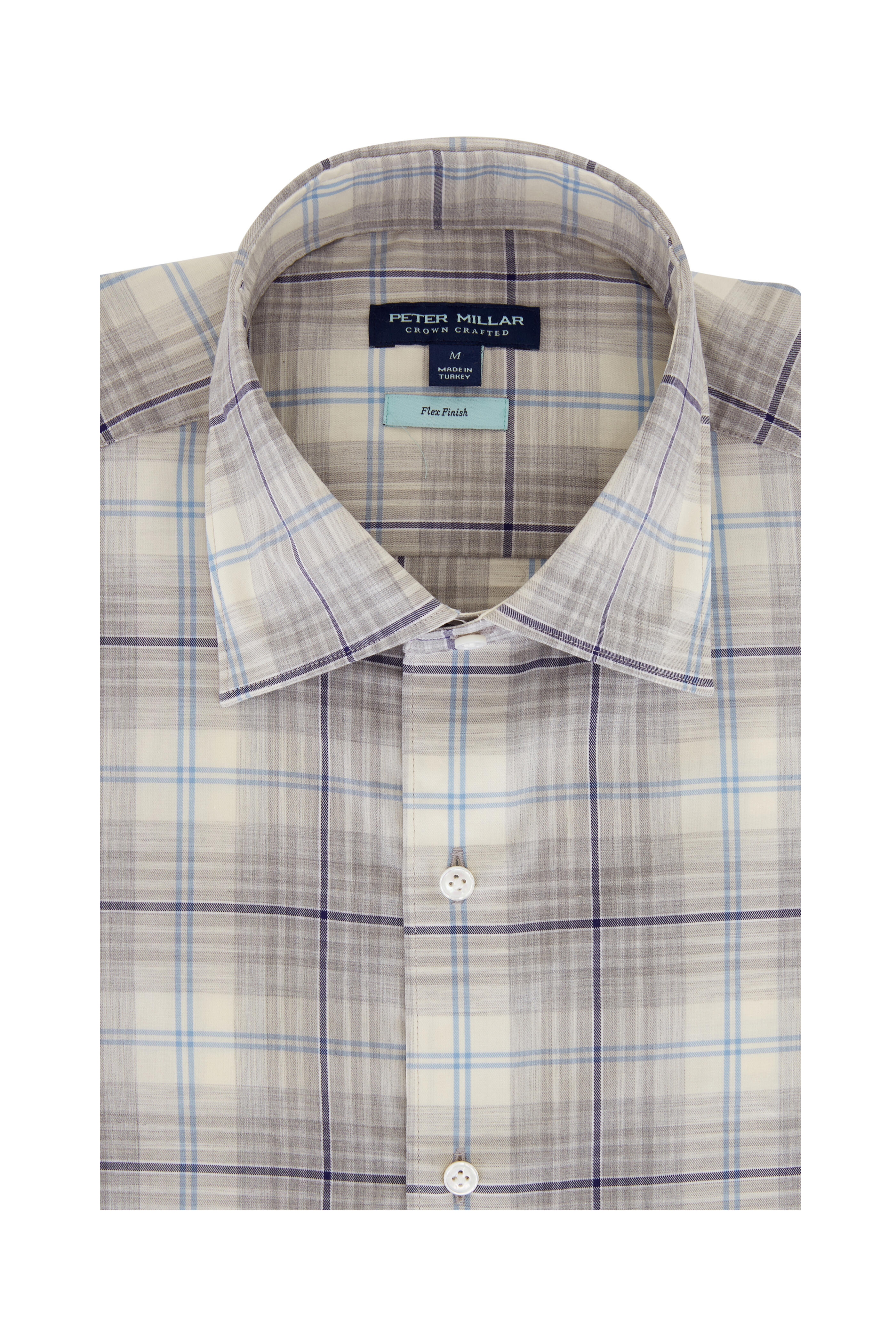 Peter Millar - British Gray Axe Winter Twill Sport Shirt
