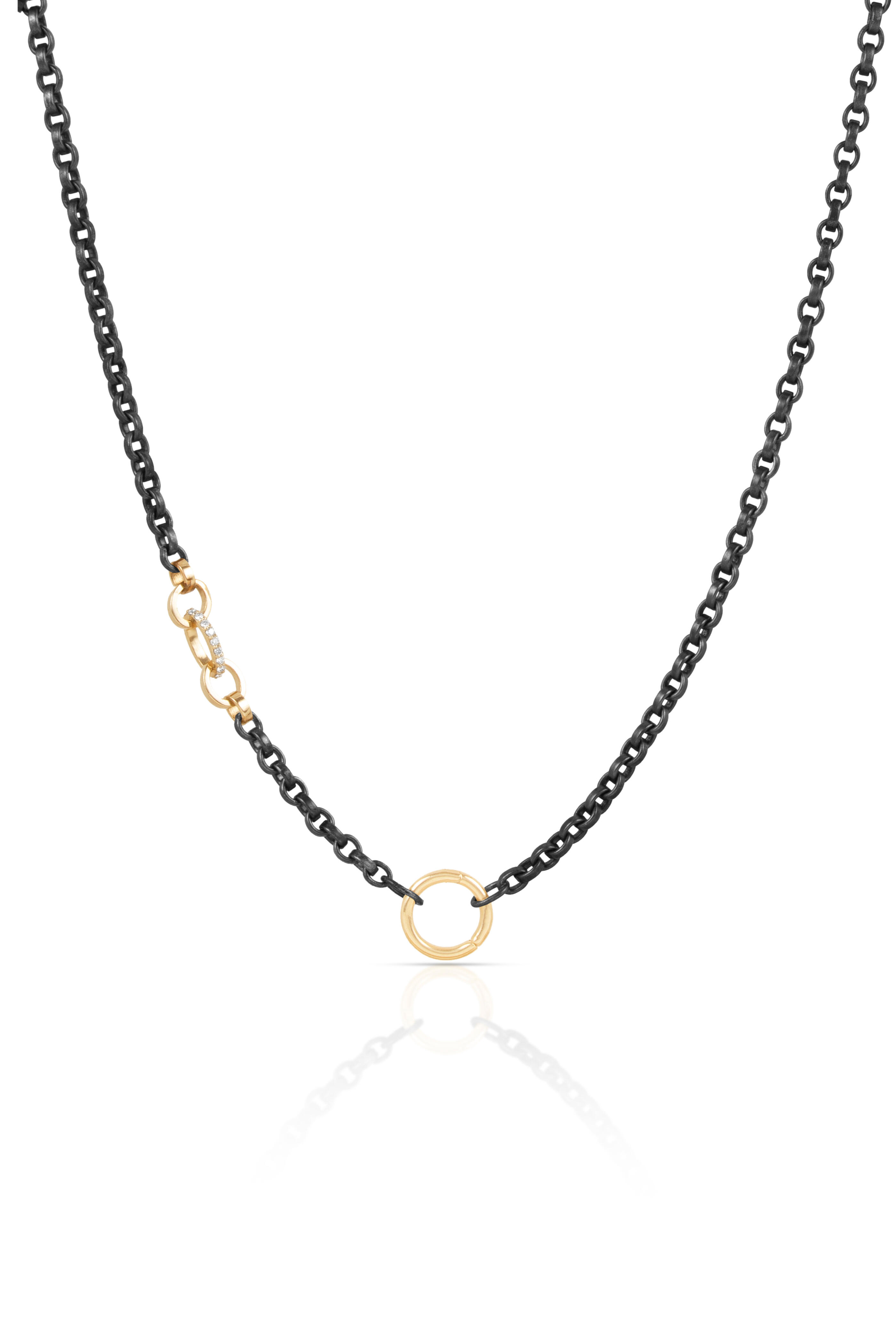 .925Suneera - Open Rolo Chain Necklace